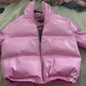 Pink Puffer Coat